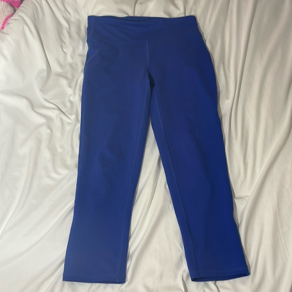 Blue leggings